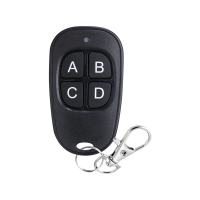 Üniversal RF 433 Mhz Kopyalanabilir Kumanda 4 Kanal Garaj Kapı Kepenk Kumandası Siyah Üniversal RF 433 Mhz Kopyalanabilir Kumanda 4 Kanal Garaj Kapı Kepenk Kumandası Siyah