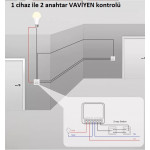 Tuya WiFi Mini Akıllı Anahtar 16A  2-Anahtar kontrolü akıllı ev otomasyon modülü